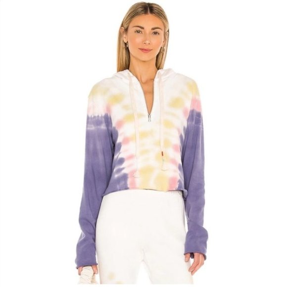 WILDFOX EDELWEISS TIE DYE HOODIE NWT - Picture 5 of 9